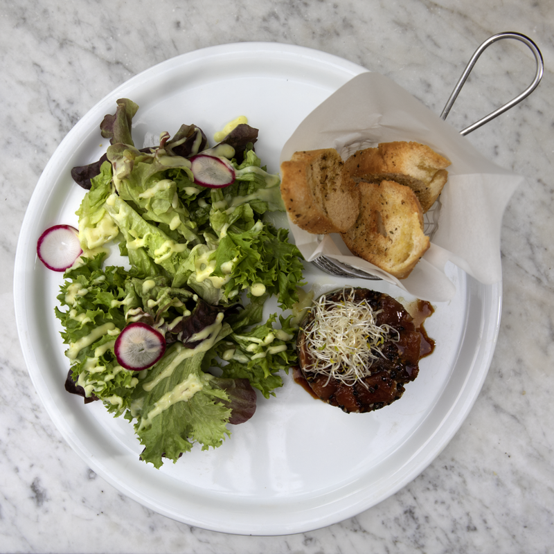 Tartar de atún y palta