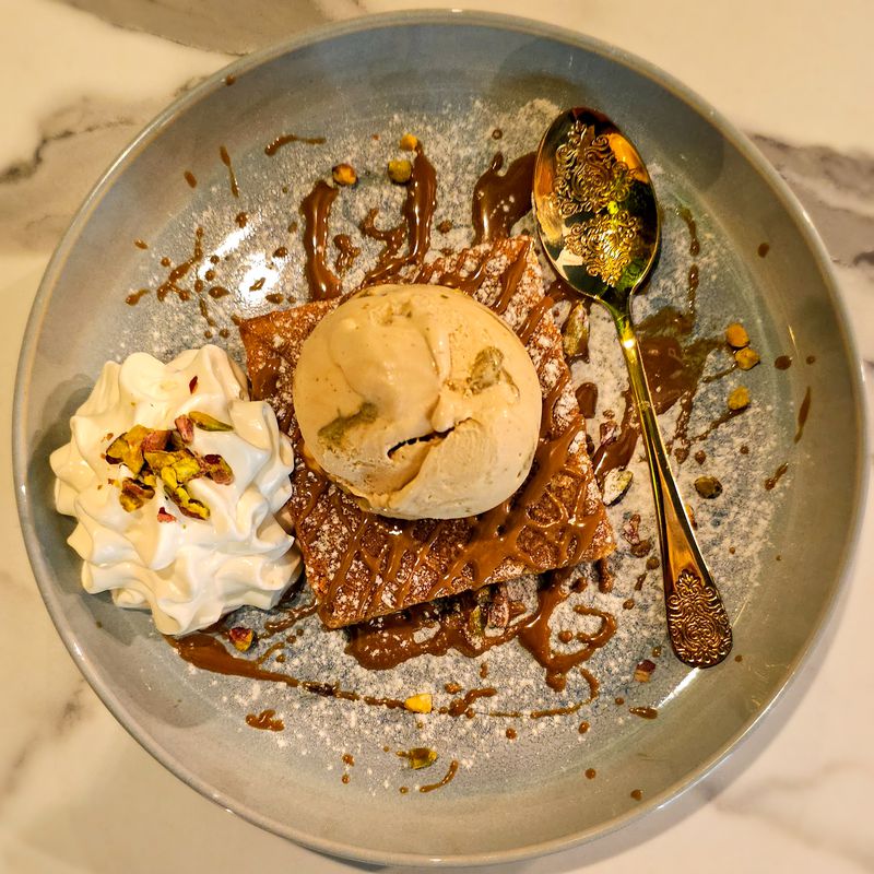 Brownie de pistacho
