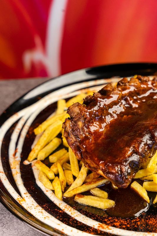 Costilla de ternera a la BBQ