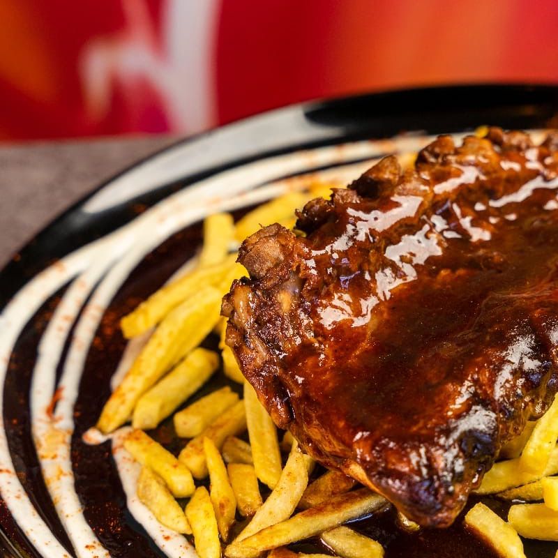 Costilla de ternera a la BBQ