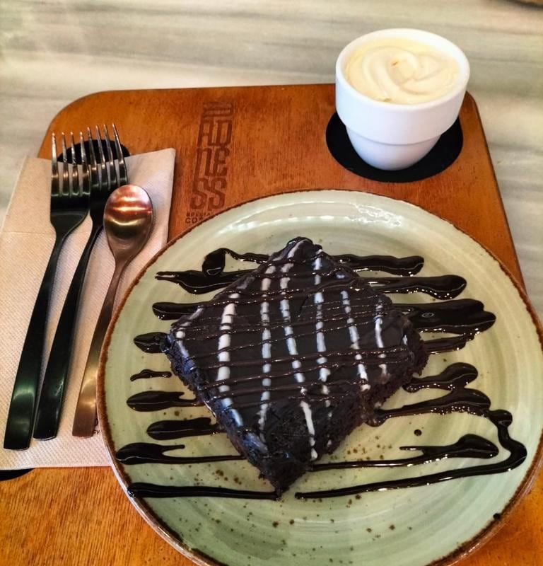 Brownie à la crème glacée